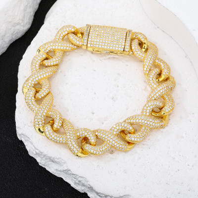 Wholesale 18k Gold Bracelet Cuban Link | Mens Gold Cuban Link Bracelet​