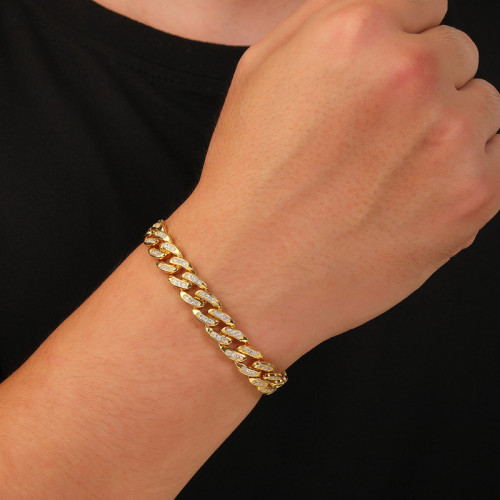 Customized Cuban Link Bracelet Gold | 18k Gold Cuban Link Bracelet​ For Men