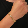 Customized Cuban Link Bracelet Gold | 18k Gold Cuban Link Bracelet For Men