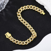 Customized Cuban Link Bracelet Gold | 18k Gold Cuban Link Bracelet​ For Men