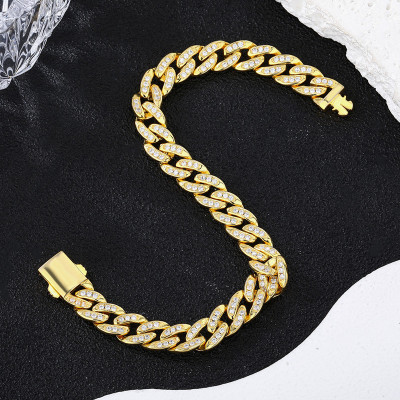 Customized Cuban Link Bracelet Gold | 18k Gold Cuban Link Bracelet​ For Men