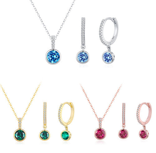 Wholesale Cubic Zirconia Jewelry Sets | Fashion Rose Gold Jewelry Set For Women