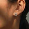 Custom Pink Cubic Zirconia Jewelry Set | Fashion Jewelry Necklace and Earrings Set