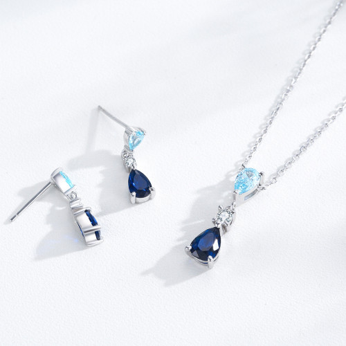 Wholesale Jewelry Necklace and Earring Sets | 925 Silver Wedding Jewelry Sets For Bride​