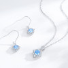 New Fashion Jewelry Necklace and Earring Sets | Silver 925 Jewelry Set Classic For Women