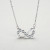 Custom Silver Infinity Necklace | Exquisite Zircon Infinity Pendant Necklace For Women