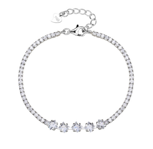 Wholesale Adjustable Silver Tennis Bracelet | Exquisite Zircon Tennis Bracelet Supplier