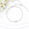 Elegant Silver Zircon Tennis Bracelet | 925 Sterling Silver Adjustable Chain for Women