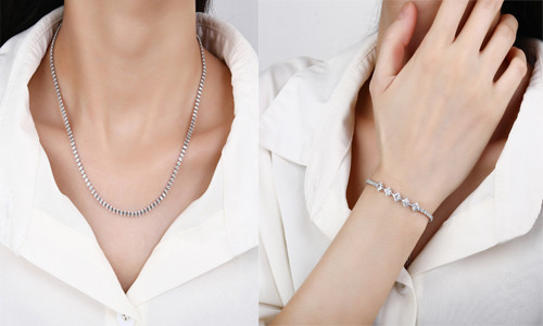 AphroSilver's New Silver Zircon Tennis Chain Collection | Wholesale & Custom High-Quality Necklaces and Bracelets