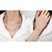 AphroSilver's New Silver Zircon Tennis Chain Collection | Wholesale & Custom High-Quality Necklaces and Bracelets