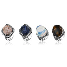 AphroSilver New Product Launch | Wholesale and Customizable Men's Natural Stone 925 Silver Rings