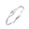 Wholesale 925 Sterling Silver Zircon Bangle | Elegant Women's Jewelry Supplier
