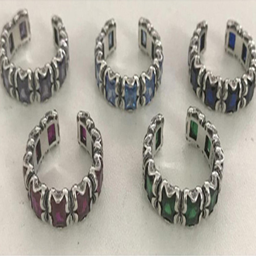 Wholesale 925 Sterling Silver Glass Ring | Classic Ladies Silver Fashion Rings