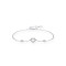 925 Sterling Silver Heart-Shaped Bracelet with Sparkling Zircons | Wholesale Bestseller for Gift Collections