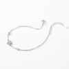 Pulsera de plata de ley 925 con circonitas y estrella, a la moda | Fabricante mayorista de joyería personalizada