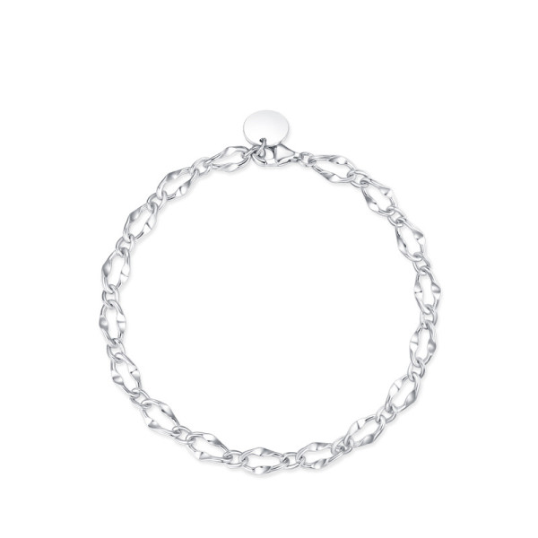 High-Quality Sterling Silver Link Bracelet | Elegant Women's Jewelry Supplier