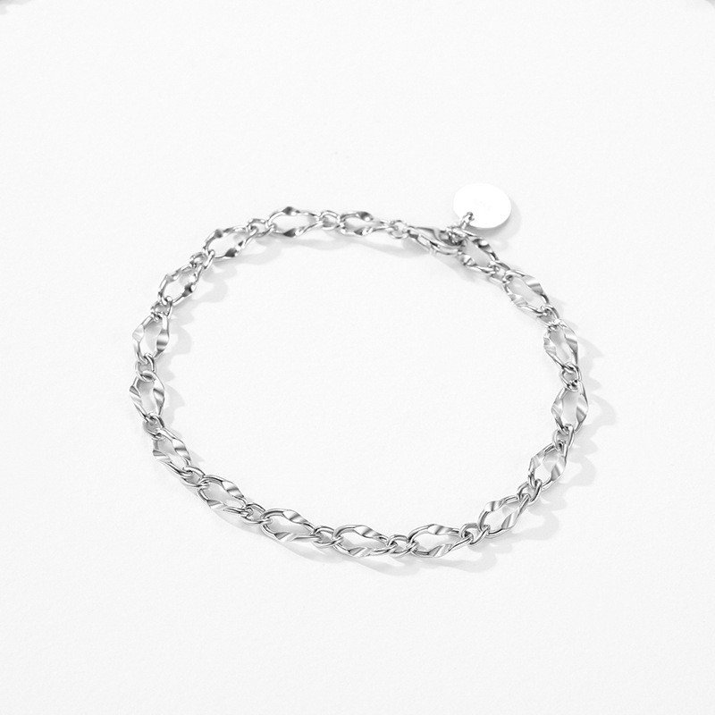 Silver Zircon Star Bracelet