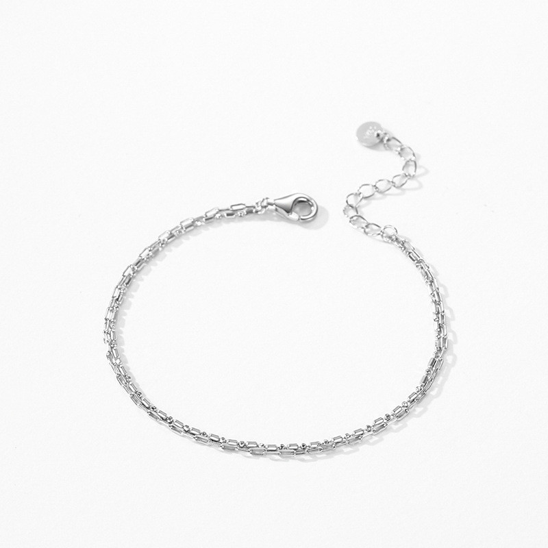 Silver Zircon Star Bracelet