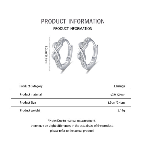 925 Sterling Silver Minimalist Hoop Earrings | Bulk Fashion Jewelry for Women