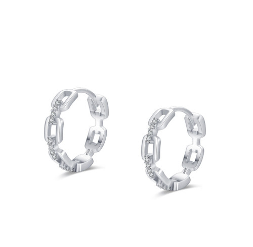 Classic Sterling Silver Hoop Earrings for Women | Trendy Wholesale Jewelry Collection