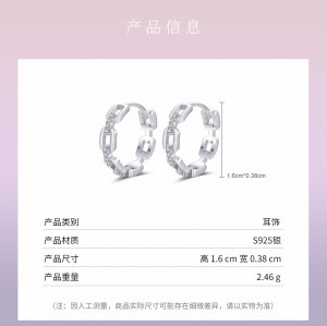 Classic Sterling Silver Hoop Earrings for Women | Trendy Wholesale Jewelry Collection