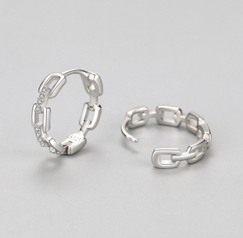 Classic Sterling Silver Hoop Earrings for Women | Trendy Wholesale Jewelry Collection