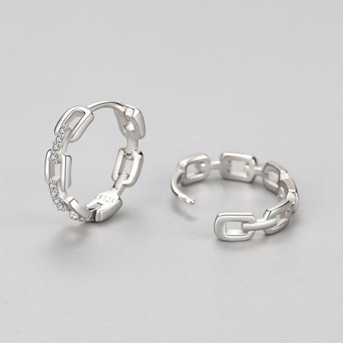 Classic Sterling Silver Hoop Earrings for Women | Trendy Wholesale Jewelry Collection