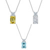 Fashionable 925 Sterling Silver Necklace | Wholesale Zircon Pendant Necklace for Retailers