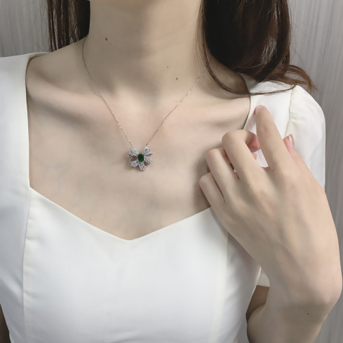 Collar con colgante de mariposa en plata de ley 925 | Proveedor de joyería elegante al por mayor