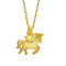 925 Sterling Silver Pony Pendant Necklace | Wholesale High-Quality Jewelry Silver Necklace