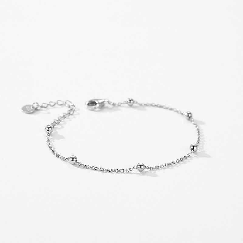 Silver Zircon Star Bracelet