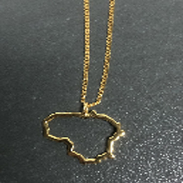 map necklace