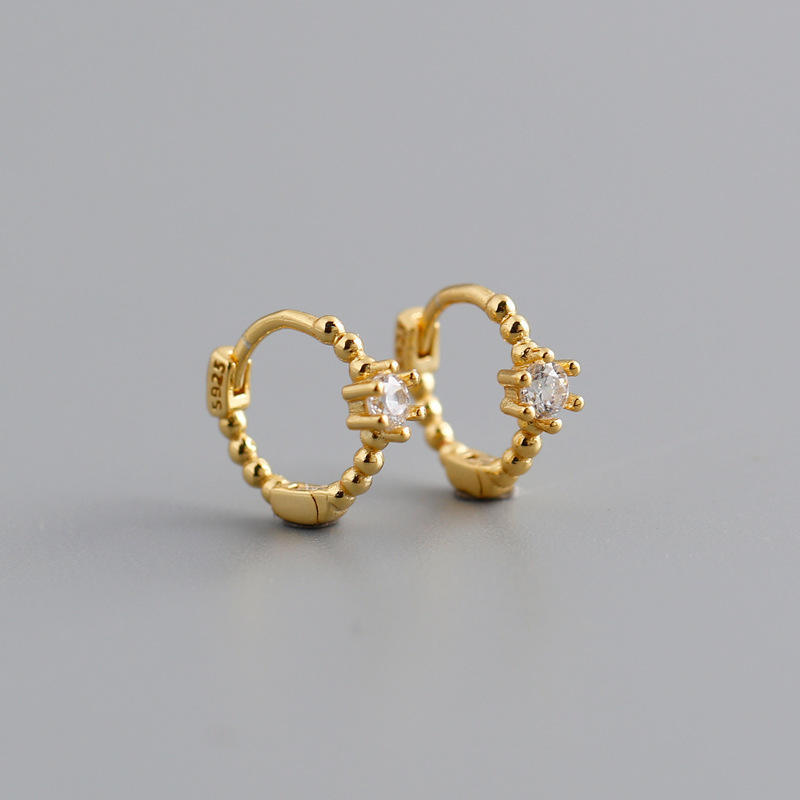 silver gold earrings