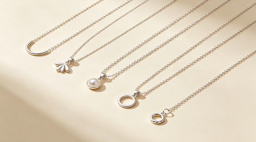 silver jewelry necklace