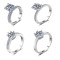 Custom Luxury Moissanite 925 Silver Ring | OEM/ODM for Jewelry Brands