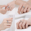 Custom Luxury Moissanite 925 Silver Ring | OEM/ODM for Jewelry Brands