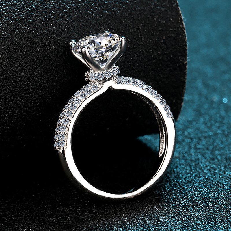 925 Silver Moissanite Ring