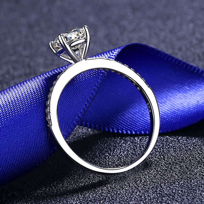 925 Silver Moissanite Ring