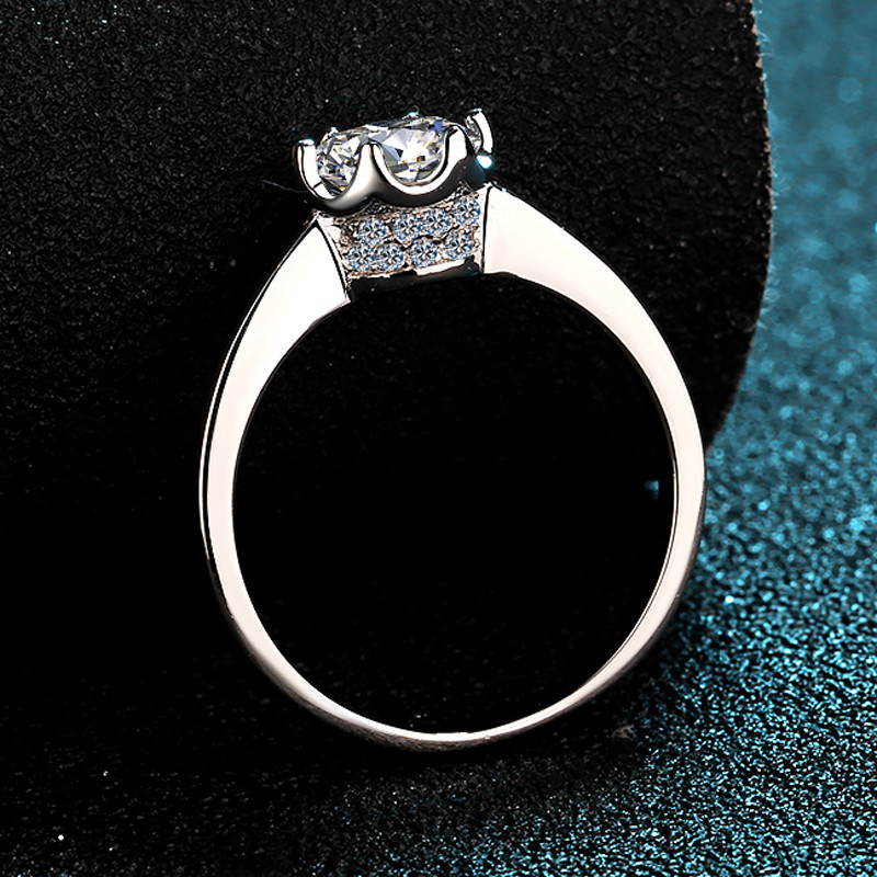 925 Silver Moissanite Ring