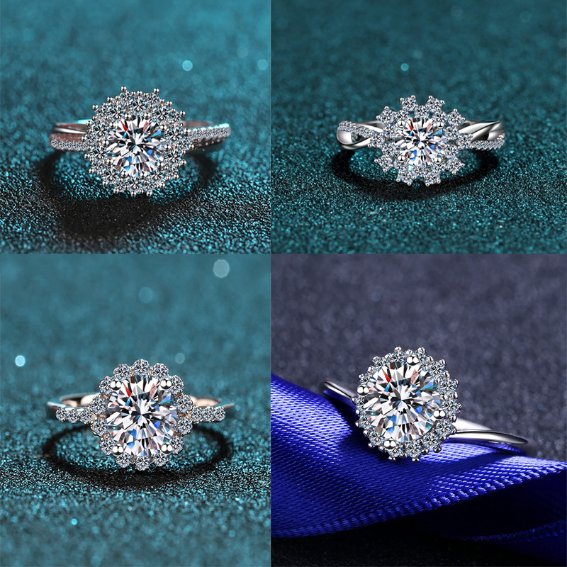 Green Zircon Engagement Ring​