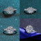 925 Sterling Silver Moissanite Ring Bulk Wholesale | Fine Jewelry Grade