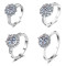 925 Sterling Silver Moissanite Ring Bulk Wholesale | Fine Jewelry Grade