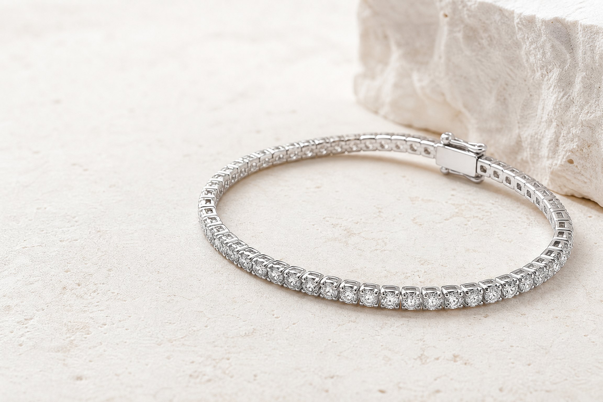925 silver tennis bracelet from AphroSilver, a custom sterling silver jewelry supplier
