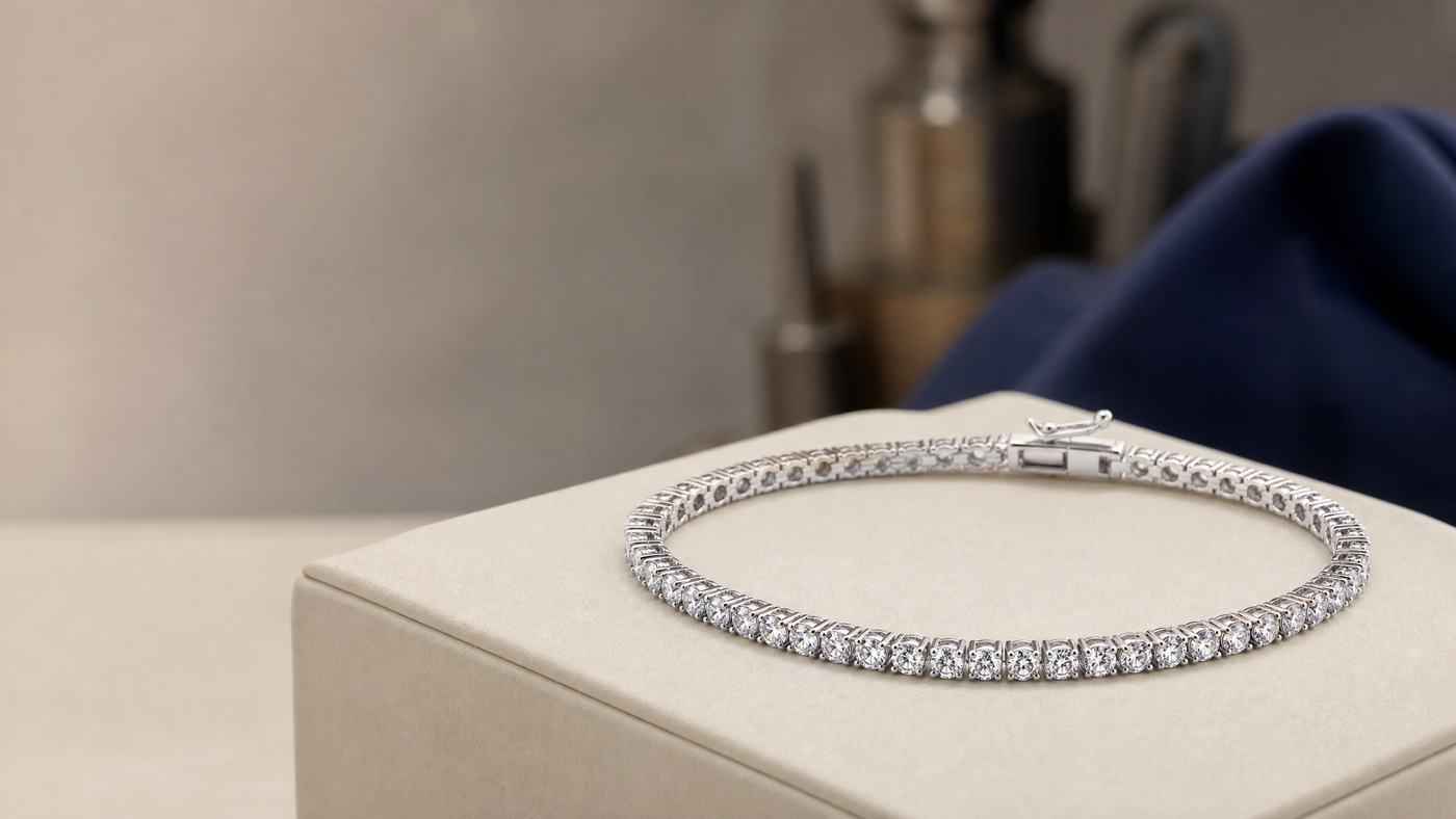 925 silver tennis bracelet from a China jewelry manufacturer