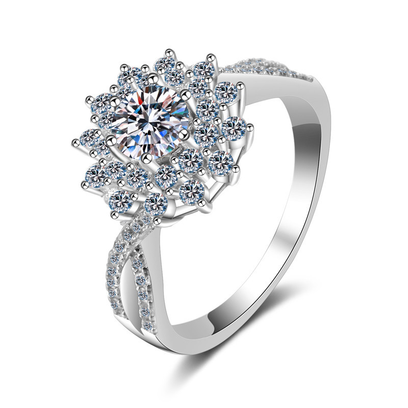 Bulk 925 sterling silver moissanite eternity band
