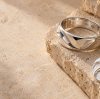 Sello, logotipo y contraste 925: Marca personalizada para joyería de plata