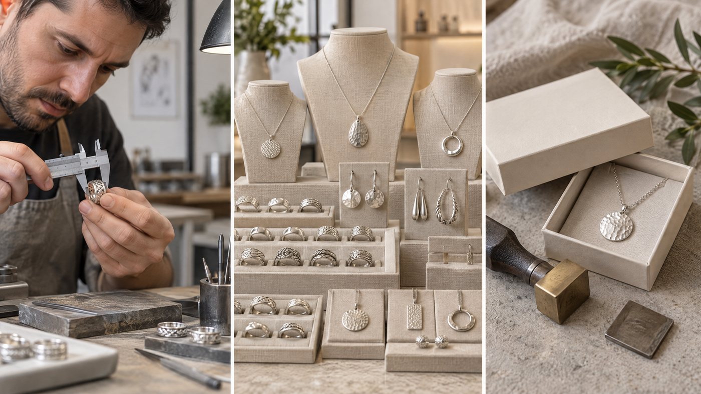 Comparison of a 925 stamp and logo manufacturer, wholesale supplier, and private-label jewelry options