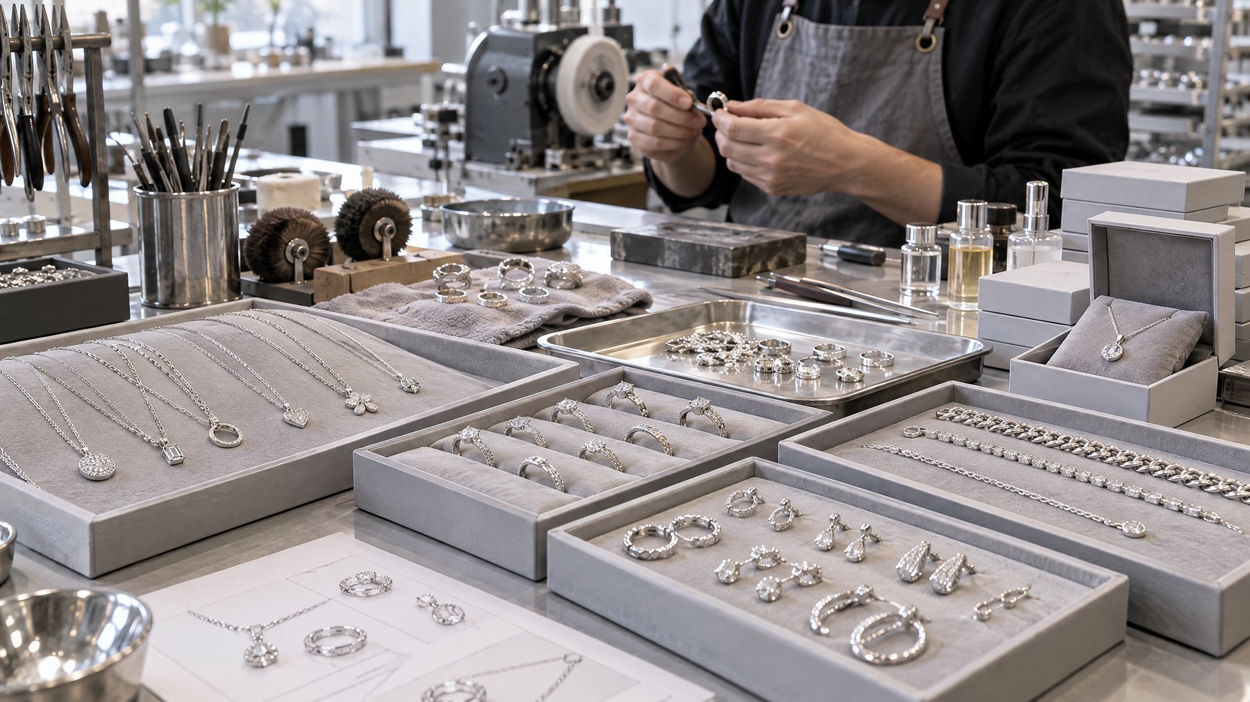 AphroSilver jewelry production and one-stop wholesale service