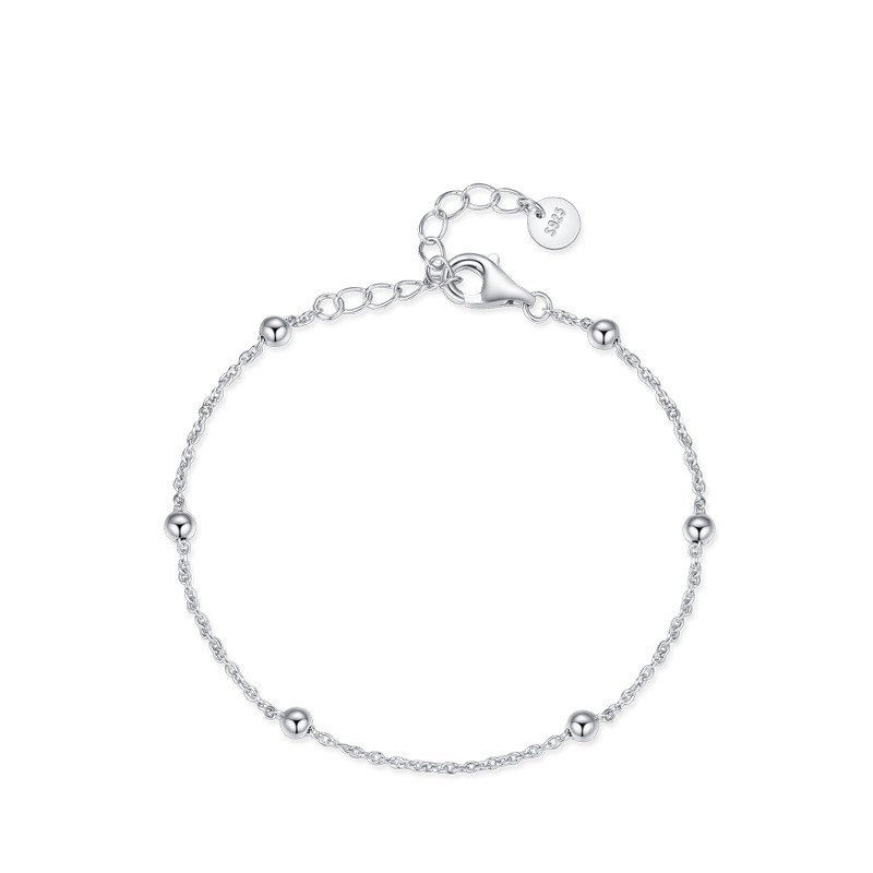 Custom 925 sterling silver bracelet from a private label jewelry manufacturer