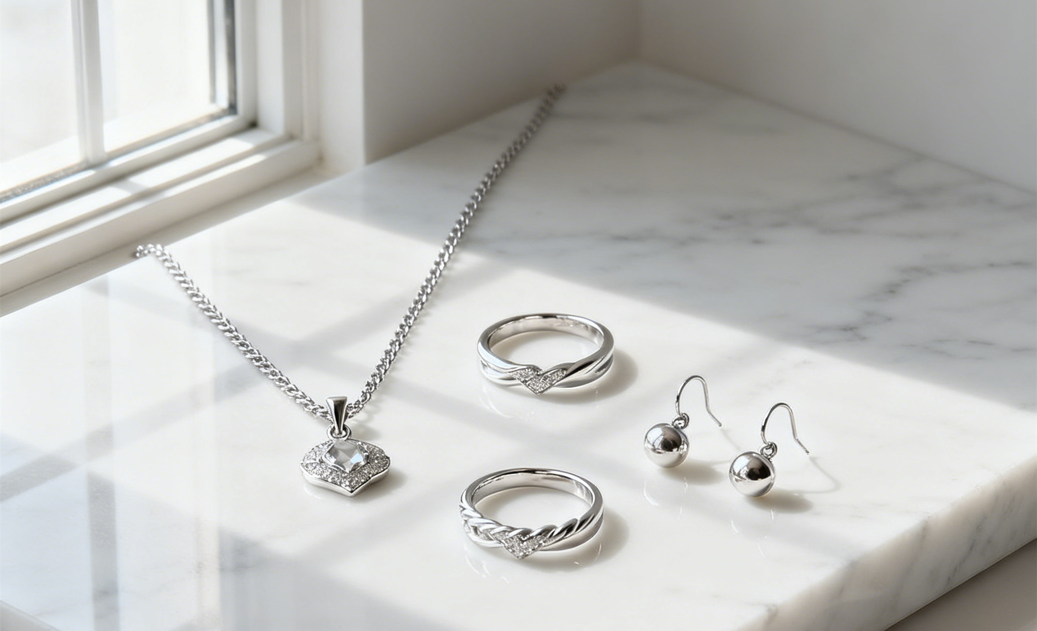 silver jewelry